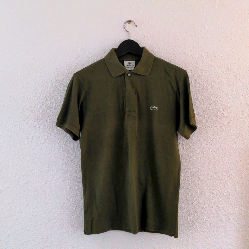 Lacoste Polo Olive Green Sz 2